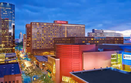 the Sheraton Denver Downtown Hotel 